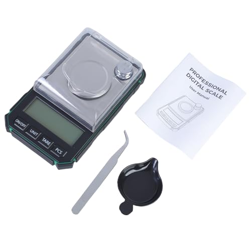 Báscula de joyería con sistemas de sensores multifuncionales y de alta precisión con fácil calibración y tara para una lectura precisa