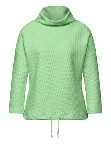 T-shirt texturé bicolore col large Street One maille fluide de qualité - 5