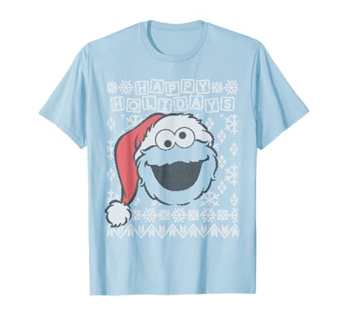 T-shirt Cookie Monster confortable pour remplacer le pull de Noël
