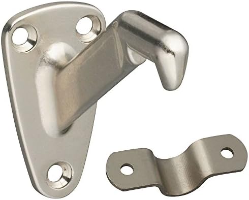 National Hardware N325-779 MPB112 Handrail Bracket in Satin Nickel,0