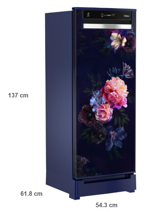Image of Whirlpool 207 L 4 Star Vitamagic PRO Frost Free Direct-Cool Single Door Refrigerator (230 VMPRO ROY 4S Inv BLUE BELLE EPOQUE-Y, Blue, Auto Defrost Technology, 2026 Model)