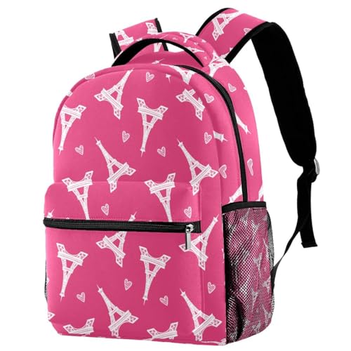Mochila informal rosa para niñas perfecta para excursiones y colegio