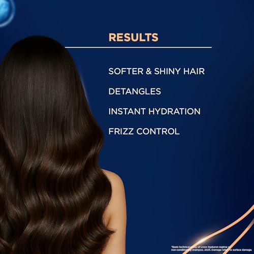 Image of Livon Hyaluron Hair Serum for women & men | 2X Softer & Shiny Hair | Hair Serum for Dull & Dehydrated Hair | 48ml