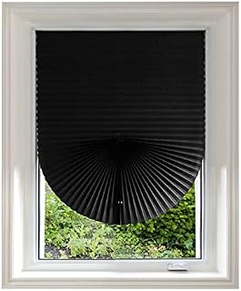 Temporary Blackout Blinds Non-woven Self-adhesive No Drilling Stick On Black Out Cut to Size Adjustable Clip On Blinds for Bedroom Kitchen Bathroom Windows Doors