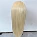 ENTRANCED STYLES Synthetic Blonde Lace Front Wigs for Women Long Straight Wig Pre Plucked Natural Looking Wig for Daily Use Heat Resistant Fiber