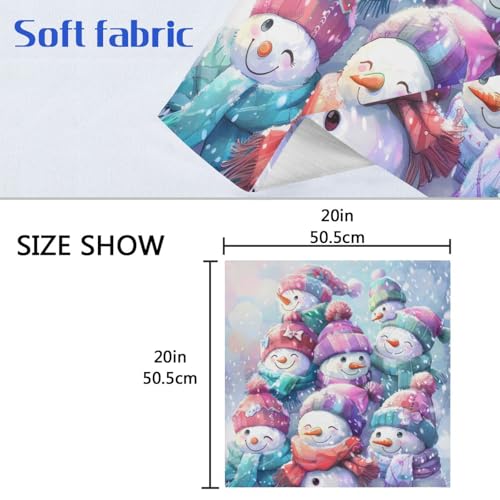 Servilletas de Tela Navidad Multicolor Pack 6 miniatura 6