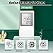 Radon Detector for Home, Allows Short and Long Term Monitoring of Radon Levels in The Air, Dual use for Hanging and Tabletop Placement, US Version-Pci/L,Radon Detector,Home Radon (White)