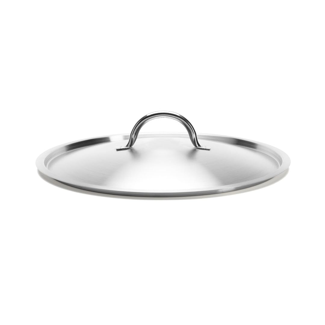 de Buyer - Coperchio in acciaio inox satinato - 36 cm - 3509.36, argento