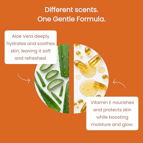 Image of Bath & Blossoms Maverick Shower Gel | Warm Citrus & Spice Fragrance | Rich Foaming Lather | Aloe Vera & Vitamin E | Gentle Moisturising formula suitable for all skin types | Vegan & 100% Paraben Free | Premium Body Care