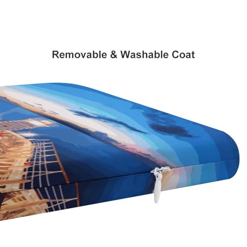 Tapis de pique-nique et coussin de sol imprimé pour fête et croisière