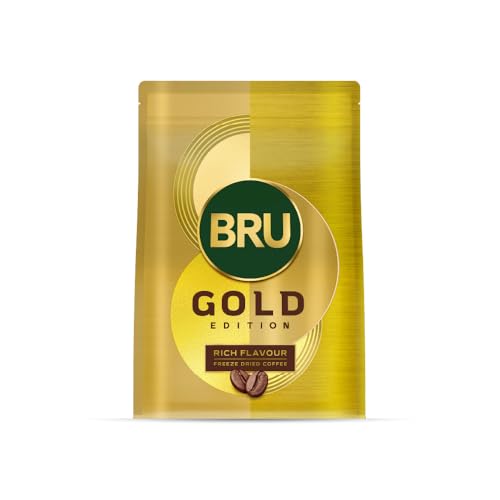 Image of Bru Gold | Premium Freeze Dried Coffee | Experience Intense Coffee Taste | Aromatic Instant Coffee | 200g