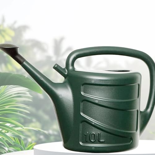 Meown Large Watering Can - 10 Litre | Detachable Sprinkler Rose Head | Durable Plastic, Ideal for Indoor & Outdoor Plant Watering | Perfect for Garden Plants, Flowers, Hanging Plants