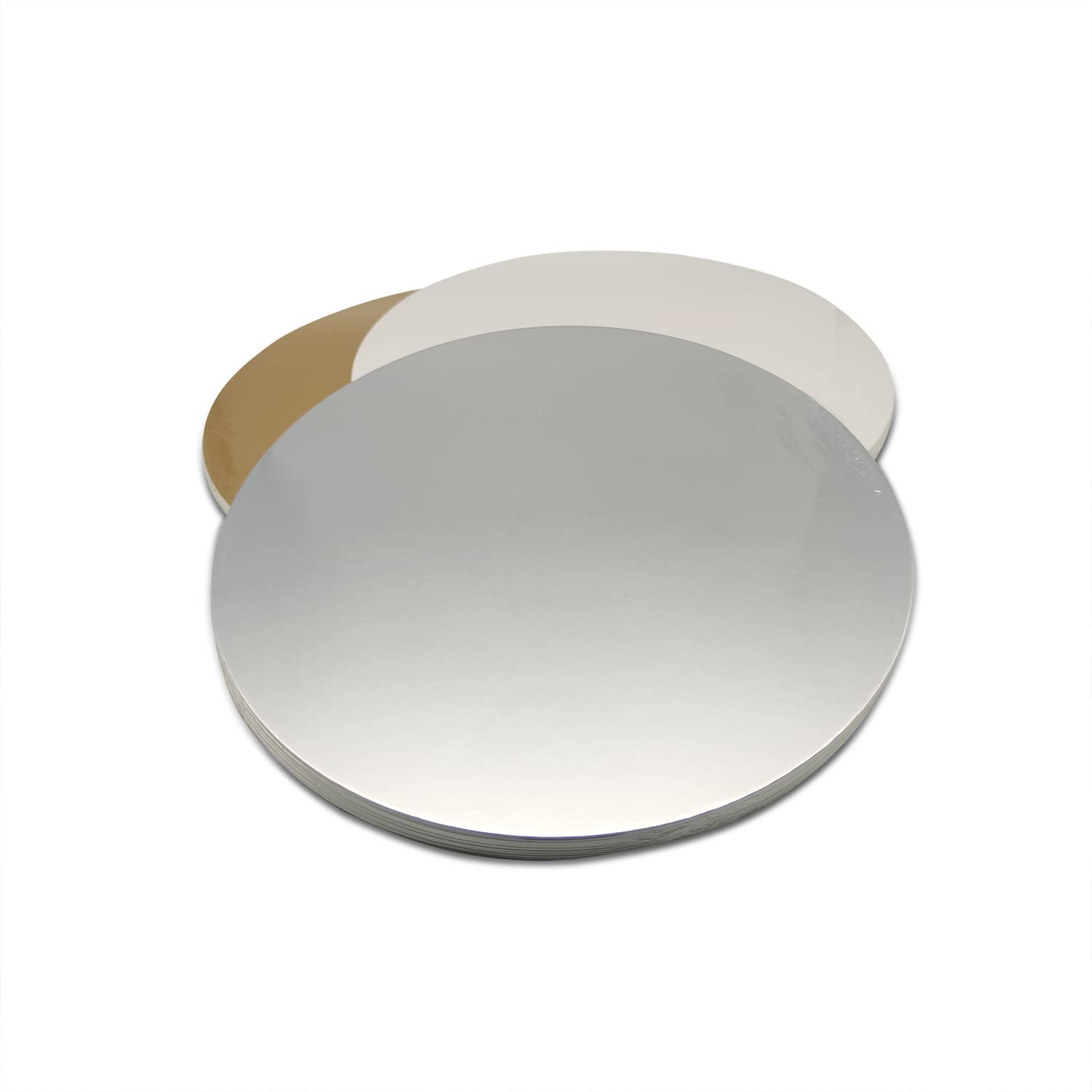 Fond De Gâteau En Carton Argenté, Rectangle, Carré, Triangle