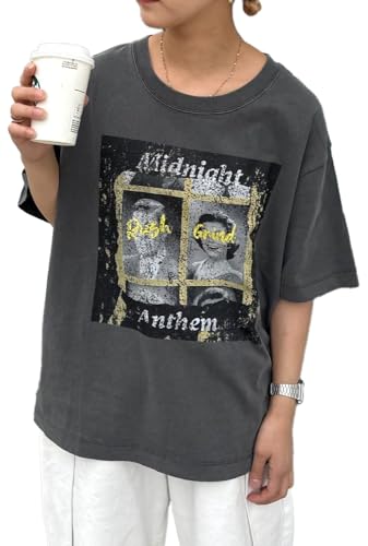 [CIAOPANIC TYPY] [チャオパニックティピー] 【ユニセックス】ヴィンテージフェードプリントツアーTee TYZ2051406A0003 M ブラック