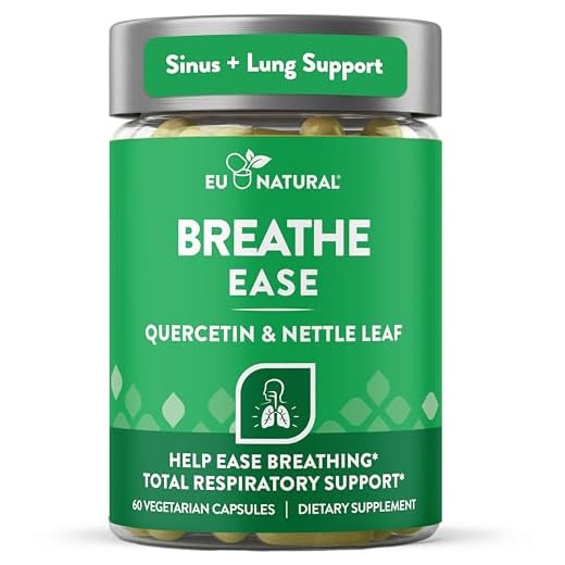 Breathe Sinus & Lungs Breathing – Seasonal Nasal Health, Immune Support, Open & Clear Airways, Bronchial Wellness, Healthy Chest – Quercetin, Vitamin D, Bromelain Pills – 60 Vegetarian Soft Capsules