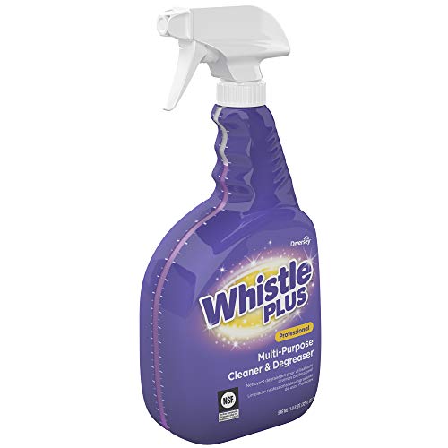 Image of Diversey CBD540564 Whistle Plus Professional Multi Purpose Cleaner & Degreaser, Heavy Duty Stain Remover with Citrus Scent, Ready-to-Use Capped Spray, 32-Ounce (Pack of 8)