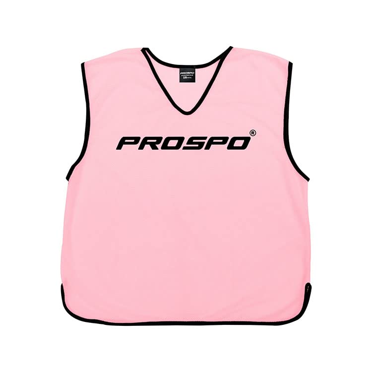 Prospo Training Bibs [5 Pack] - Pro Football Training Vests - 16 Colours & 4 Sizes | Multi-Sport Bibs | Kids/Adult Bib | Football Bibs | Training Equipment
