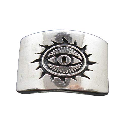 Bague homme en argent Amon Ra œil du soleil chevalière 925
