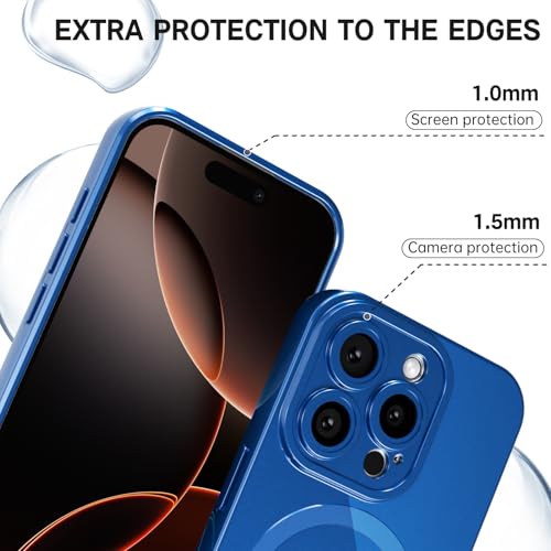 Coque silicone iPhone 16 Pro fine mignonne en caoutchouc brillant avec Magsafe