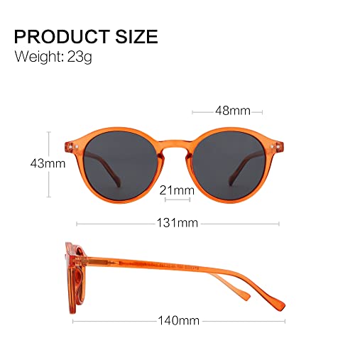Image of ZENOTTIC Polarized Round Sunglasses, Stylish Sunglasses for Men and Women Retro Classic, Multi-Style Selection