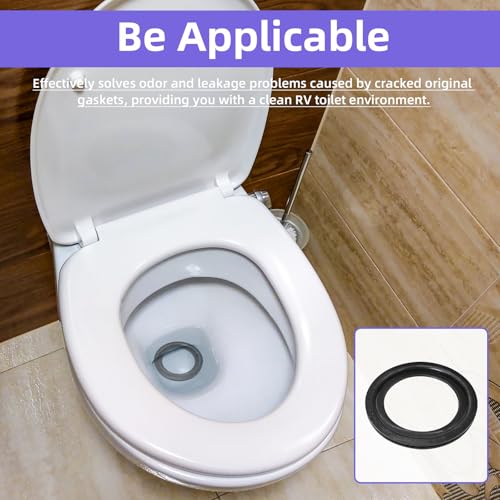 Image of 2 Sets 385311641 RV Toilet Water Valve Kit with 4 PCS 385311658 Toilet Flush Ball Seal for Dometic Sealand 300 301 310 320 Series RV Toilets