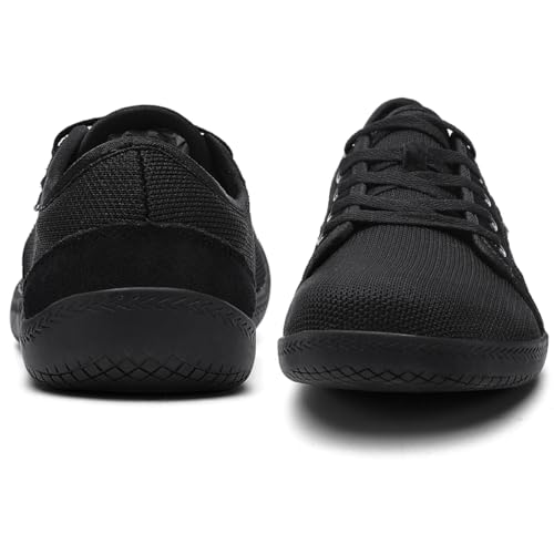 Image of Men's Barefoot Shoes Wide Toe Box | Minimalist Zero Drop Sneakers for Walking & Gym | Breathable Mesh Cross Training Footwear | Lightweight Natural Feel for Balance & Posture