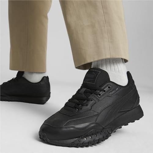 Image of Puma Unisex-Adult Blktop Rider Leather Sneaker
