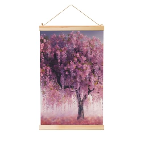 Bannière à suspendre arbre floral vintage pour créer un cocon zen dans la chambre