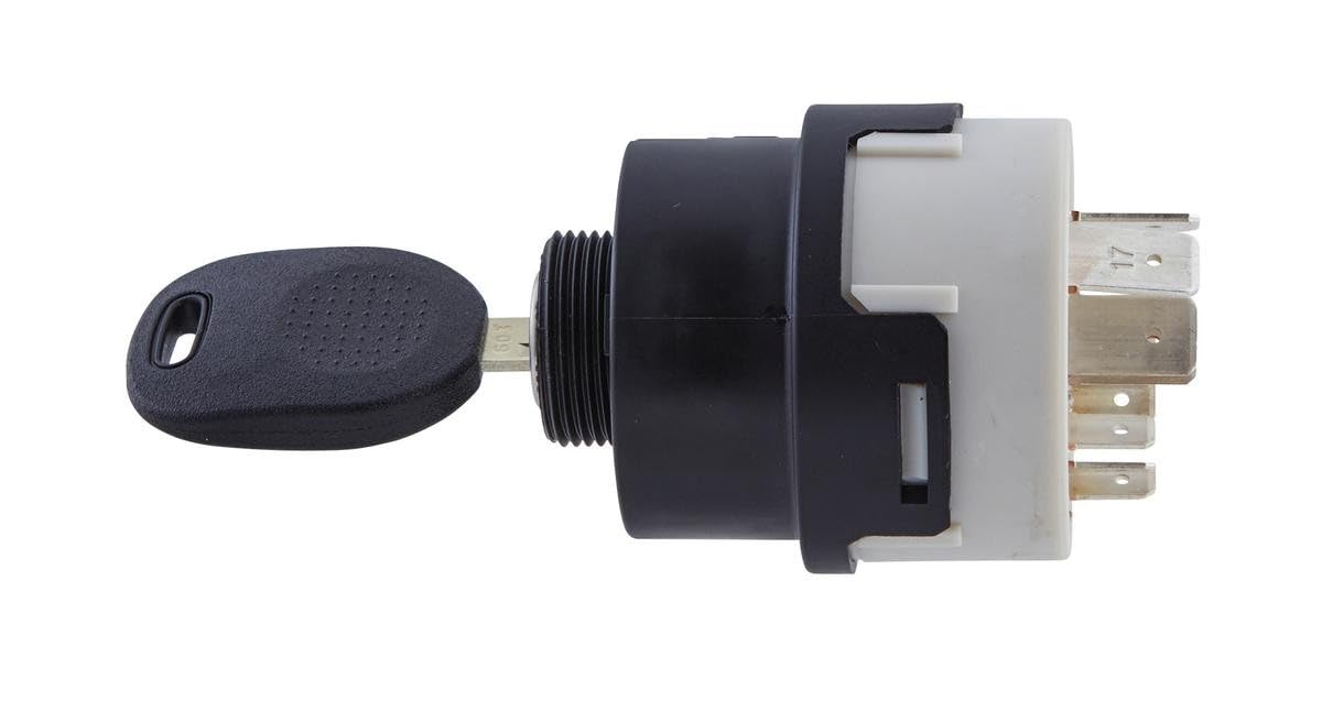 HELLA 6JB 003 959-001 Interruptor de encendido/arranque - Accionamiento por giro - 12/24V - 10polos - Interruptor on/off/encender/Precalentamiento