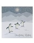 Pack of 8 Dancing Penguins Marie Curie Charity Christmas Cards Xmas Cards