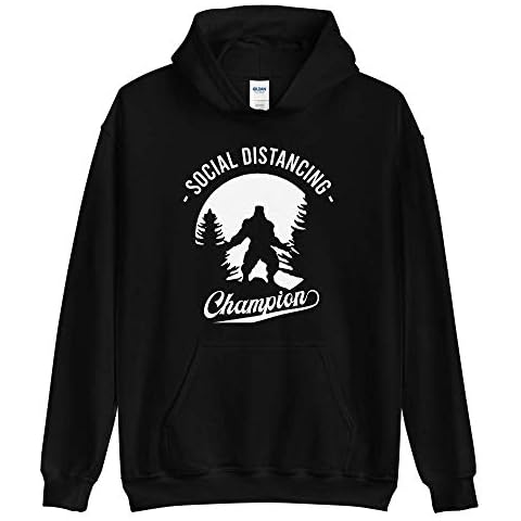 Social Distance Champ | Unisex Pullover Hoodie (Large) Cover