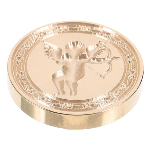 AUTSUPPL 天使印章头 ウェディング用ワックスシールスプ ブラス製交換可能