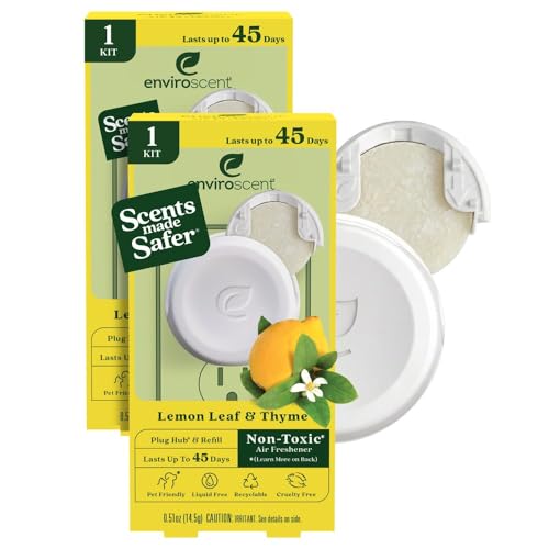 Enviroscent Non-Toxic* Air Freshener Paper Refill for Plug Hub® Kit, 2 Pack