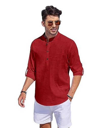 Image of Bellstone Kurta for Man | Men's Trendy Short Kurta | Shirt for Man | Men's Casual Shirts | Kurta Wedding for Men | Stylish Full Sleeve Shirts | Mandarin Collar Short Kurta for Men