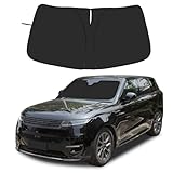 HIRUFAIT Windshield Sun Shade Compatible with L@nd Rover Range Rover Sport 2023 2024 2025, Front Window Sun Visor Protector, Foldable Car Reflective Blocker UV Rays and Heat (Style B)