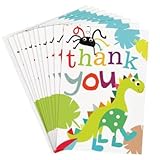 Eine 10 Stück gefaltet danken Sie Karten geeignet als Jungen Thank You Karten für Geschenke