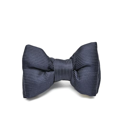 [Tom Ford] [トムフォード] パピヨン 蝶ネクタイ ボウタイ オールシーズン メンズ シルク 100% ピンストライプ ネイビー [並行輸入品]