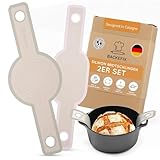 Backefix Runde und Ovale Brotschlinge aus Platin-Silikon 2er Set - die Brotbackmatte für die deine Backformen!