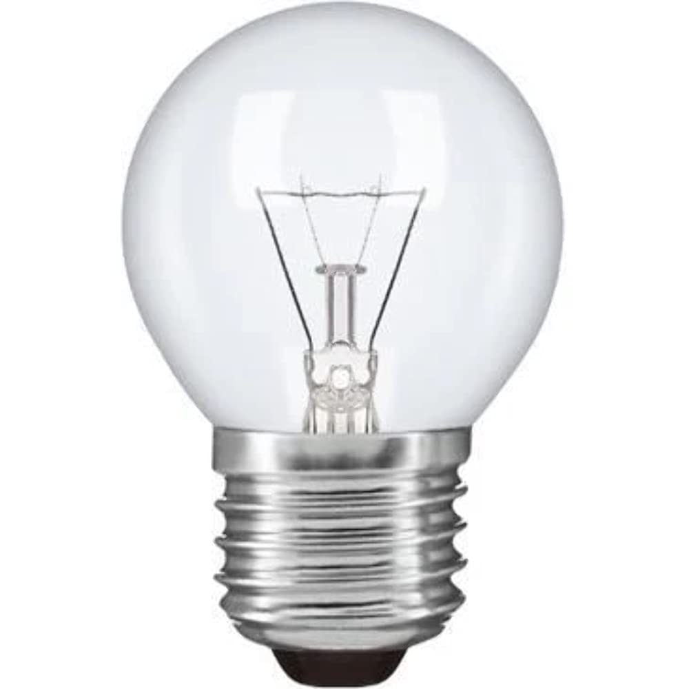 Luxram Pack Of 10 * Golf Ball E27 Clear 40W Incandescent/T