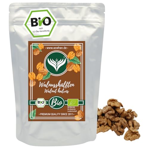 Azafran BIO Walnüsse - Walnusshälften geschält 1kg