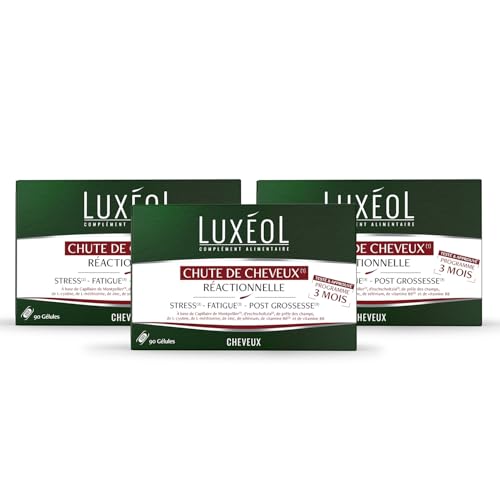 Luxéol Chute de Cheveux Réactionnelle - Formule exclusive fabriquée en France