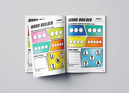 Image of Word Builder Activity Book - Level 2 | Make Meaningful Words Using Given Letters | Ages 6-9 | Boost Vocabulary, Spelling & Logical Thinking
