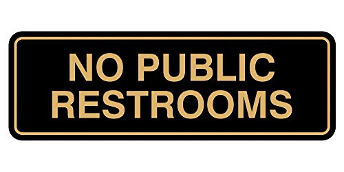 Panneau mural pour interdire l'accès de comptoir de porte sans public