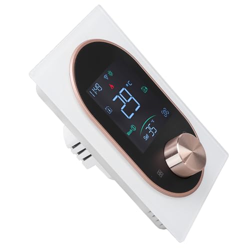 Termostato de Calefacción de Agua con Pantalla Táctil Inteligente para la Oficina del Hotel Doméstico, Termostato de Color Inteligente con Aplicación de Control Remoto, Termostato Programable de (#3)