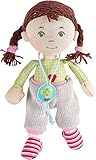 haba pure nature schutzengel tine Mit frechen Zöpfen, Herzchen-T-Shirt, Ringelsöckchen und ihrem wunderschönen Medaillon ist Julika eine niedliche Stoffpuppe und ein ganz besonderer Glücksbringer in einem