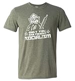 Zepp Tees Anti Socialism T-Shirt Communism Sucks Patriotic Smokey Bear Green XXL