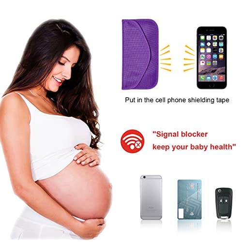 Fekey&Jf FEKEY&JF-CAR STEERING WHEEL COVER1 Faraday Bag For Phone, Rfid Gps Signal Blocking Cage, Anti-Tracking Anti-Hacking Shield Pouch For Phones Privacy Protection And Car Key Fob, Universal Signal Shielding Wallet Phone Case thumb #5