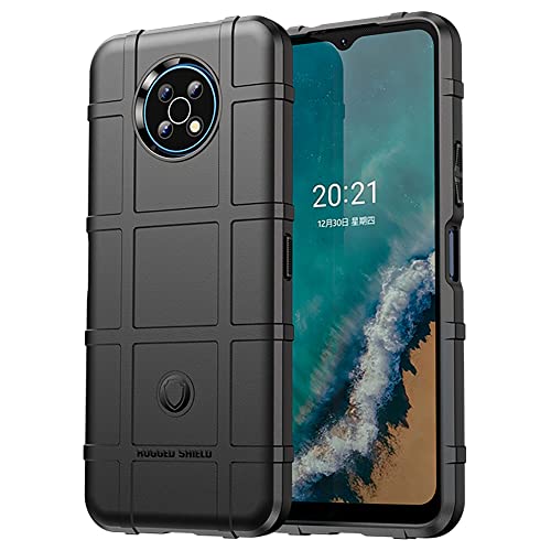 CCSmall Super Shock Resistant Fit for Nokia G50 Case, Heavy Duty Shockproof Military Grade Drop Tested Case Super Sturdy Bumper Rugged Hard Phone Cover for Nokia G50 HD Black