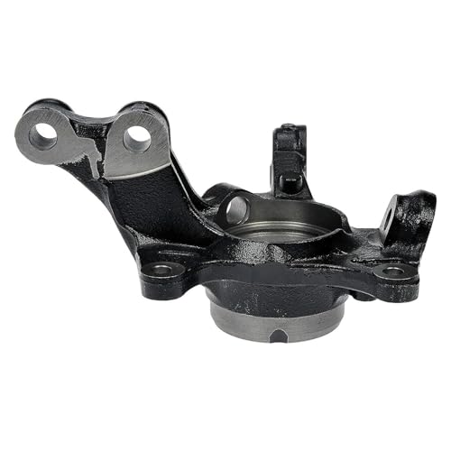 Image of Detroit Axle - 8pc Front Steering Knuckles Kit for 2009-2019 Toyota Corolla 2009-2013 Matrix, 2 Steering Knuckles 2 Press Wheel Bearings 4 Inner Outer Tie Rod Driver and Passenger Side Replacement