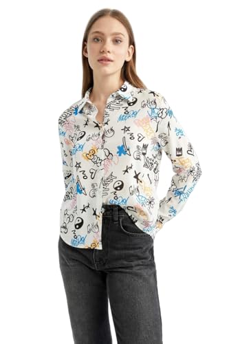 Image of TAGAS Women Printed Casual Shirt || Women's Casual Shirt || Women Formal Shirt || Stylish Shirt for Women || Shirt || Shirt (ST-8)